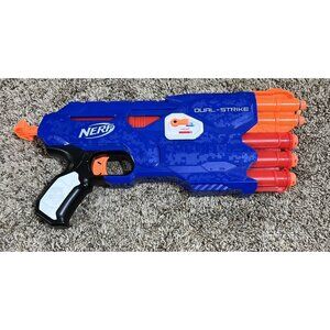 NERF N-Strike Elite Dual-Strike Blaster Toy With 6 Darts